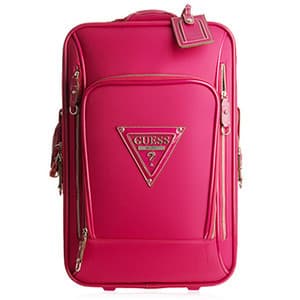 Hot Pink Guess Carry On Suitcase - $8 1