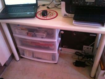 Ikea White Table/Desk $10 2