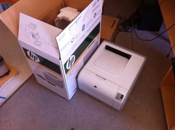 HP Color LaserJet CP1215 Nearly New and with spare toner 1