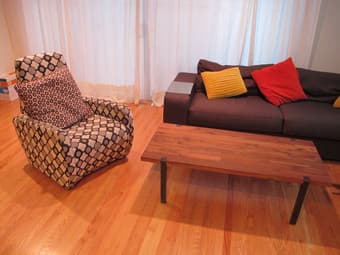 Amazing living room set (sofa, arm-chair, table), can go in pieces 1