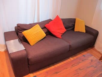Amazing living room set (sofa, arm-chair, table), can go in pieces 2
