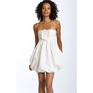 BCBG white bubble dress -- size 2 1