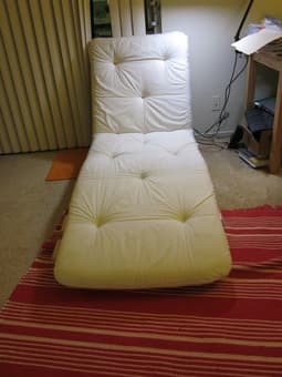 Moving sale-1: IKEA bed, mattress, futon, sofa bed, drawer unit 2