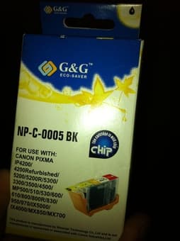 G&G (NP-C-0005 BK)  compatible Ink (black) for canon pixma 1