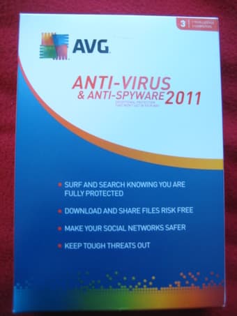 AVG Antivirus & Antispyware 2011 - 3 User - $10 1
