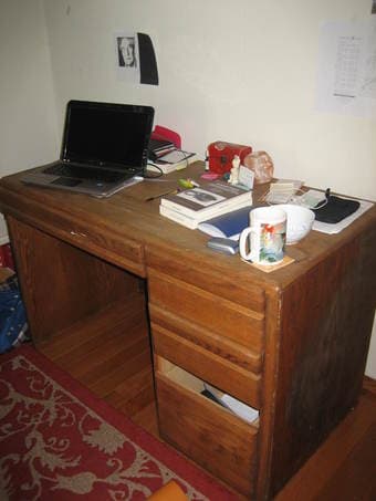 FREE Solid Wood Desk- Pick up ASAP 2