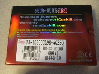 4GB (1x4GB) DDR3-1333 laptop memory RAM NIB - $25 2