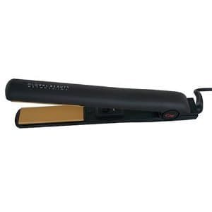CHI 1" Ceramic Style Flat Iron by Farouk - Black/ Gold 1