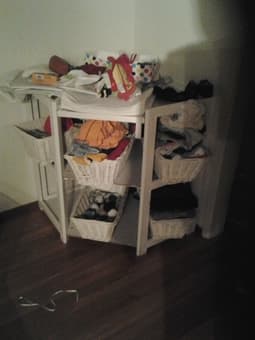 Changing table (corner space saver) 79$ 1
