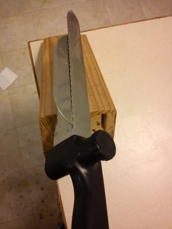 Deli Pro Knife with Block $5 2