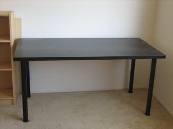 Nice black TABLE - $50 1