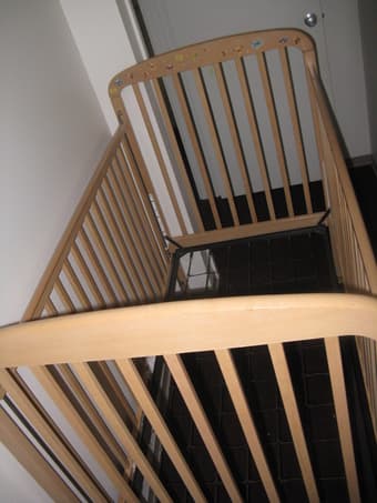 milliondollarbaby wooden crib - $25 3