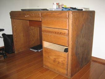 Solid Wood Desk $10 & Delivery 2