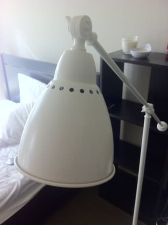 White Ikea Floorlamp $25 1