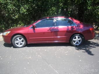 2005 Red Honda Accord 4DR EX 1