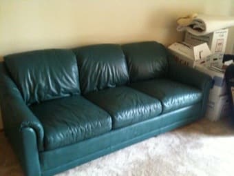 Comfortbale Leather Couh for $100 1