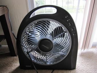 Ikea mirror, lamps and a fan very cheap 3