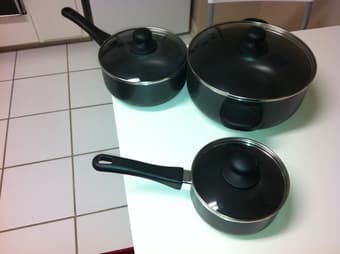 $25 Microwave, $35 pots, $15 vacuum, $10 air mattress and much more 2