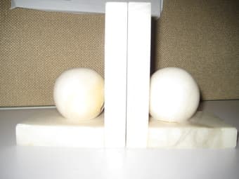 Marble Book ends $10/- 1
