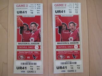 San Francisco 49ers vs. Houston Texans 1