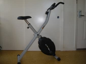 Exercise bike and a small stepper 1