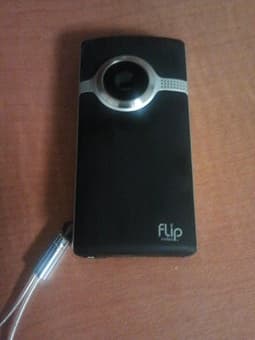 Flip Video Camera HD Black 8gb 2 hours of video $90 1
