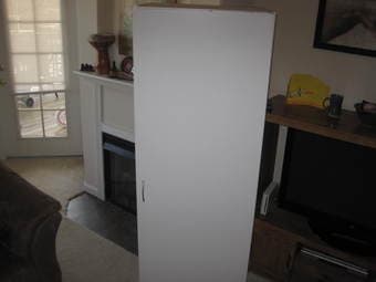 White Storage Cabinet - $10 1