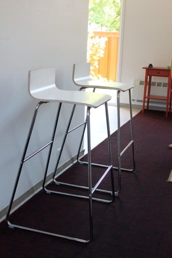 Two Ikea bar stools $30 each 1