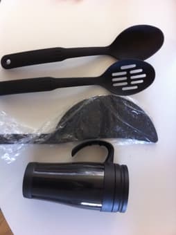 Assorted Kitchen Utensils + Coffee Travel Mug - $5 1