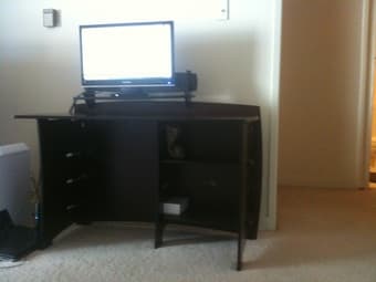 Selling Mahogany Easy-Assemble Desk 1