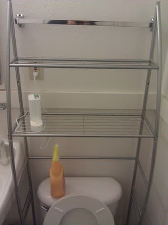Bathroom shelf - nice and easy to install - $25 OBO 1