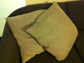 IKEA small sofa seat +  IKEA 2 coach pillows for $15 1
