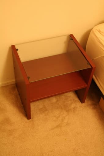 IKEA Night Stand + Shoe Rack + Stool 1