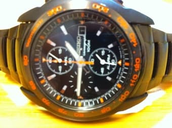Selling Black Stainless Steel SEIKO Watch - $100 (Originally $470) 2