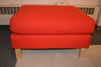 IKEA Red Footstool 1