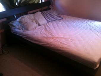 Queen Size Bed (Mattress + Frame), $350 2