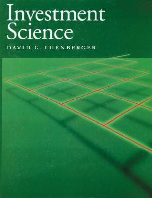 Investment Science - Luenberger ($100 - new), East Campus 1