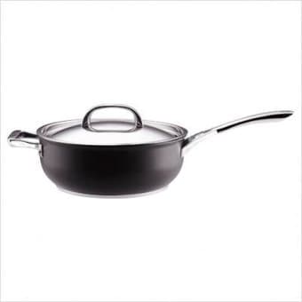 Circulon Infinite Hard Anodized Nonstick 6-Quart Covered Chef Pan $20 1