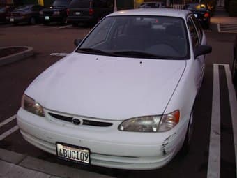 1998 white Toyota Corolla CE for sale, $2600 2