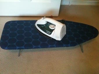 Iron and ironing board, $20 1