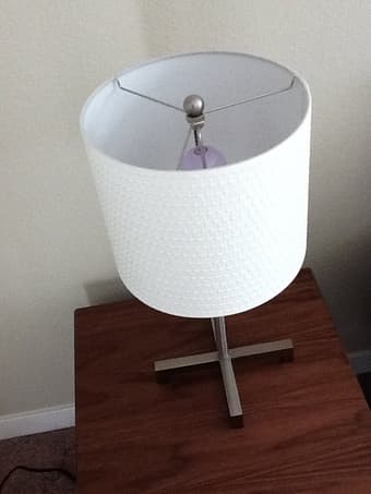 Floor lamp ($ 90) and two side-table lamps ($ 55 each) 2