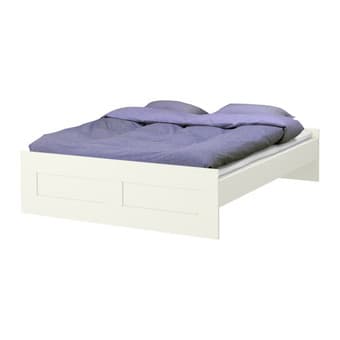 Queen IKEA bed, mattress and pillow top, used only a few months - $300 1