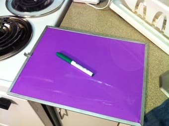 Whiteboard + marker - $4 1