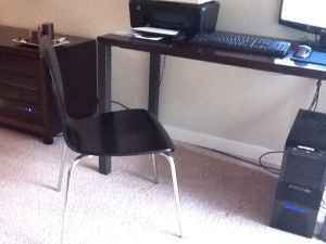 Work/Computer Desk, $120 - chair $50 (santa clara) 2