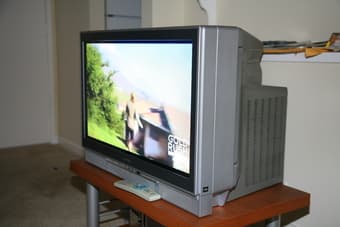 Moving sale: Toshiba 32inch TV with stand --$50 2