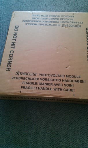 $500: 2x NEW Kyocera KC40T 40W 12V Solar Panel w/J-Box, or $260 each 1