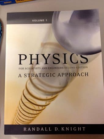 PHYSICS 41 -- Knight vol. 1 -- 2nd edition -- GREAT condition $80 1