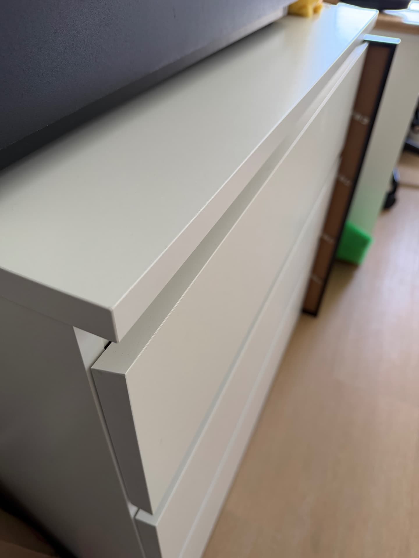 storklinta dresser IKEA 6-drawer dresser, white/anchor/unlock function, 55 1/8x18 7/8x29 1/2 IKEA Malm vs. Storklinta #ikea