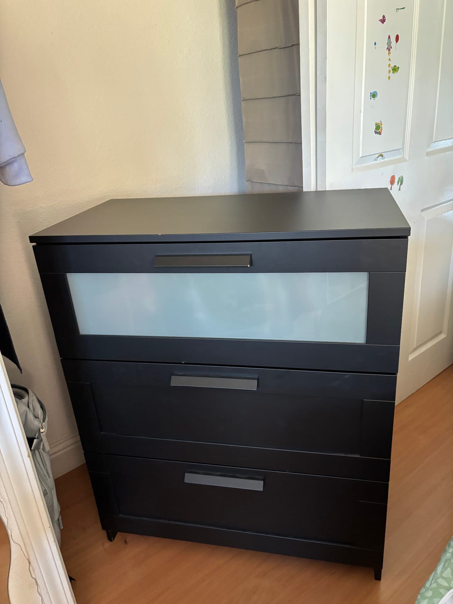 black brimnes dresser Ikea Brimnes 3-Drawer Black Dresser SUpost
