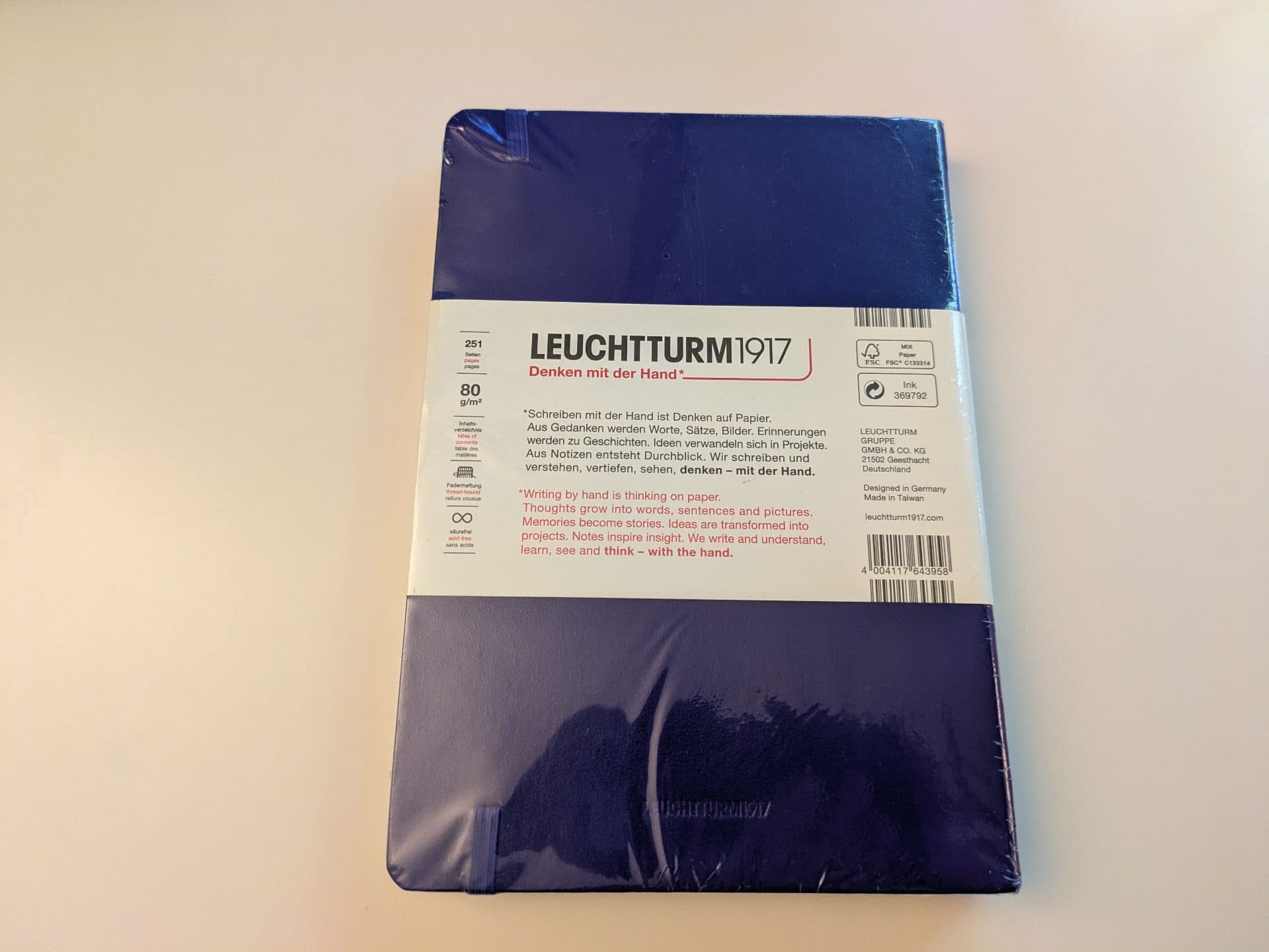 (Brand new!!) Lechtturm dotted notebook (A5 Medium, Ink Blue) — SUpost